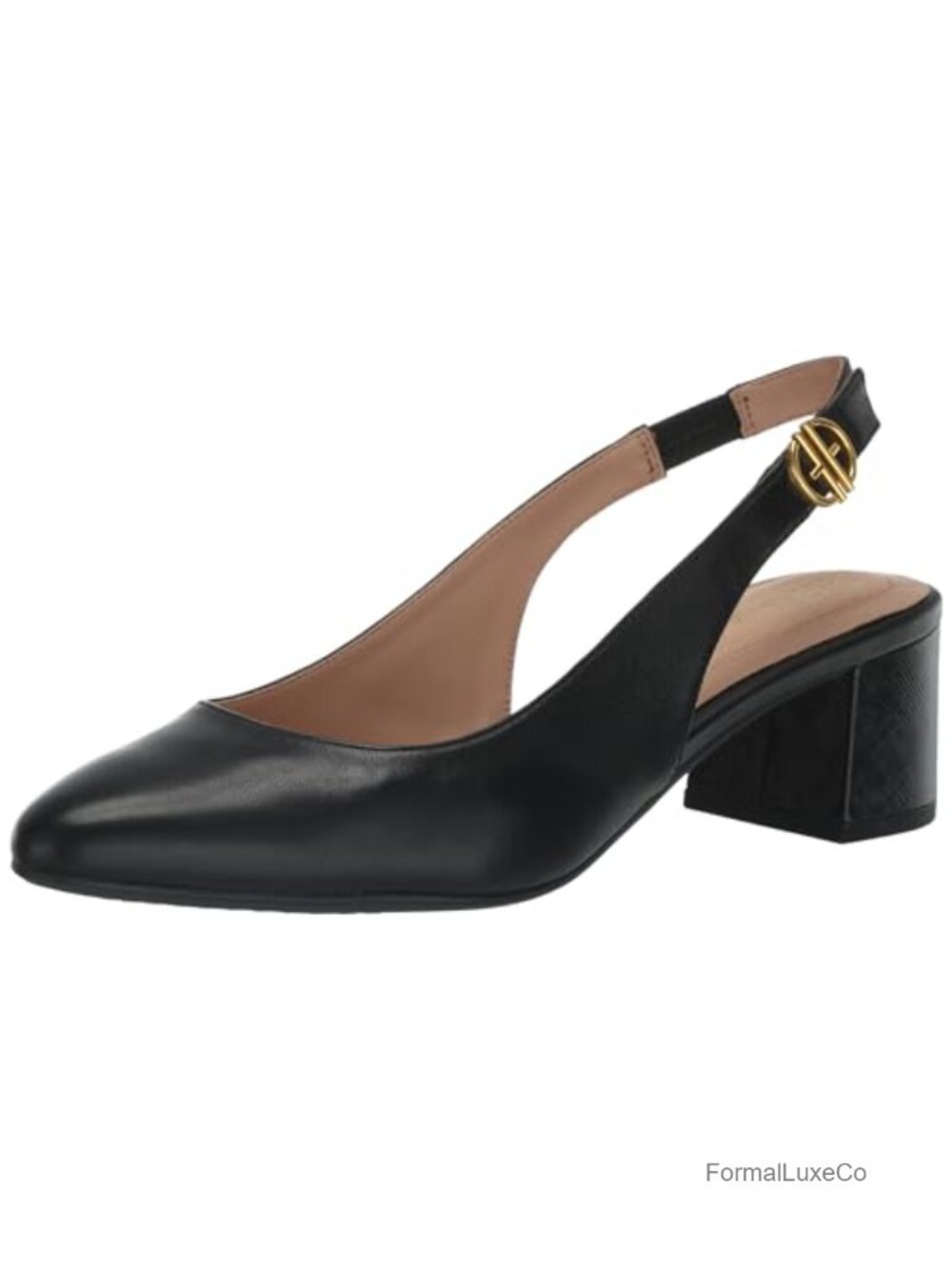 Cole Haan Women's Slingback Block Heel Pump 45mm Leather